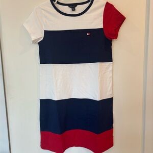 Adorable girls summer dress! Tommy Hilfiger Red White and Blue Sheath Mini Dress